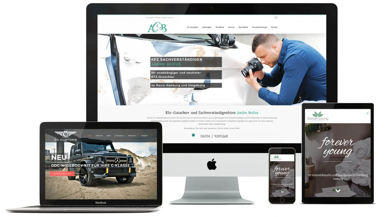 Ihre Werbeagentur aus Hamburg für Responsive Webdesign